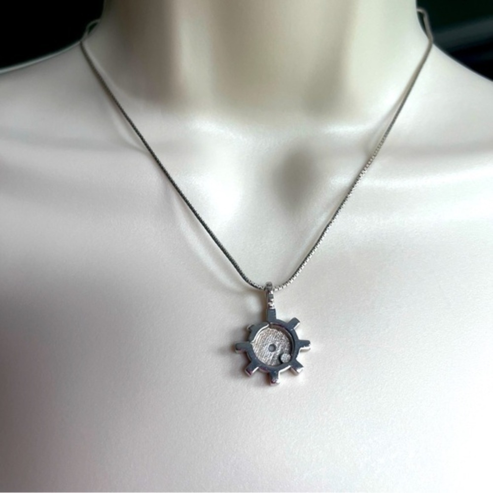 Joe Wall AR Bolt Silver Necklace Women’s
